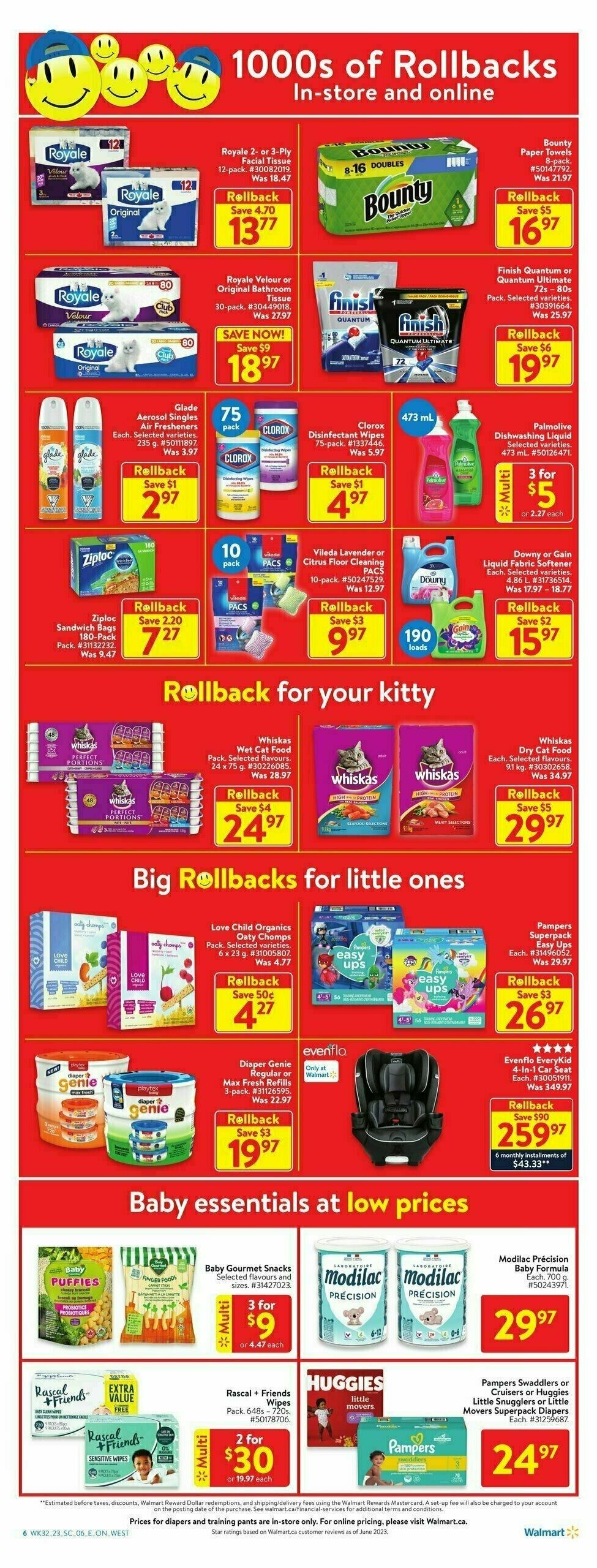 Walmart Flyer from August 31