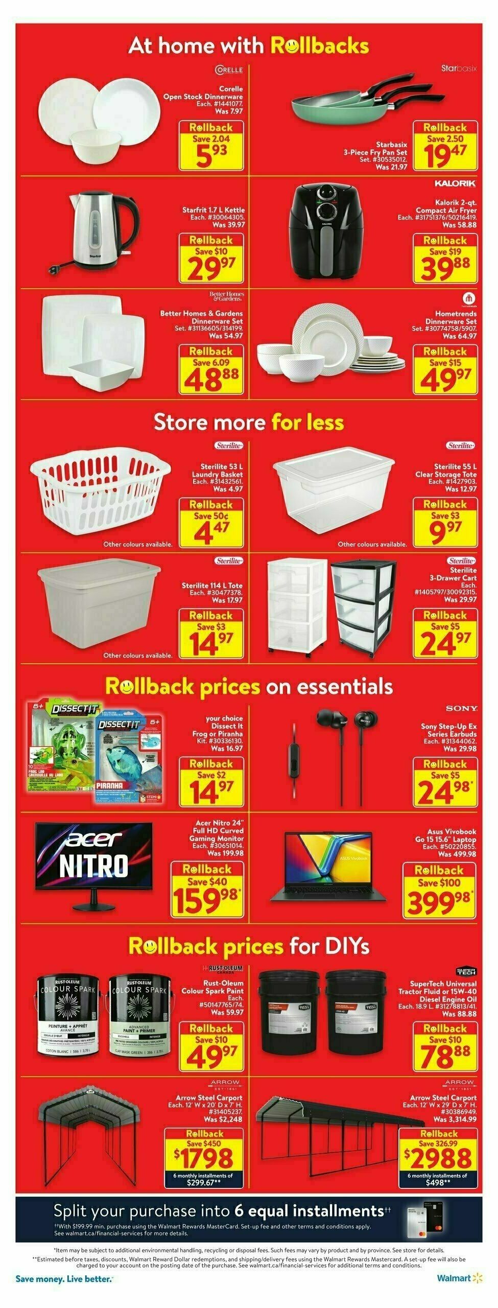 Walmart Flyer from August 31