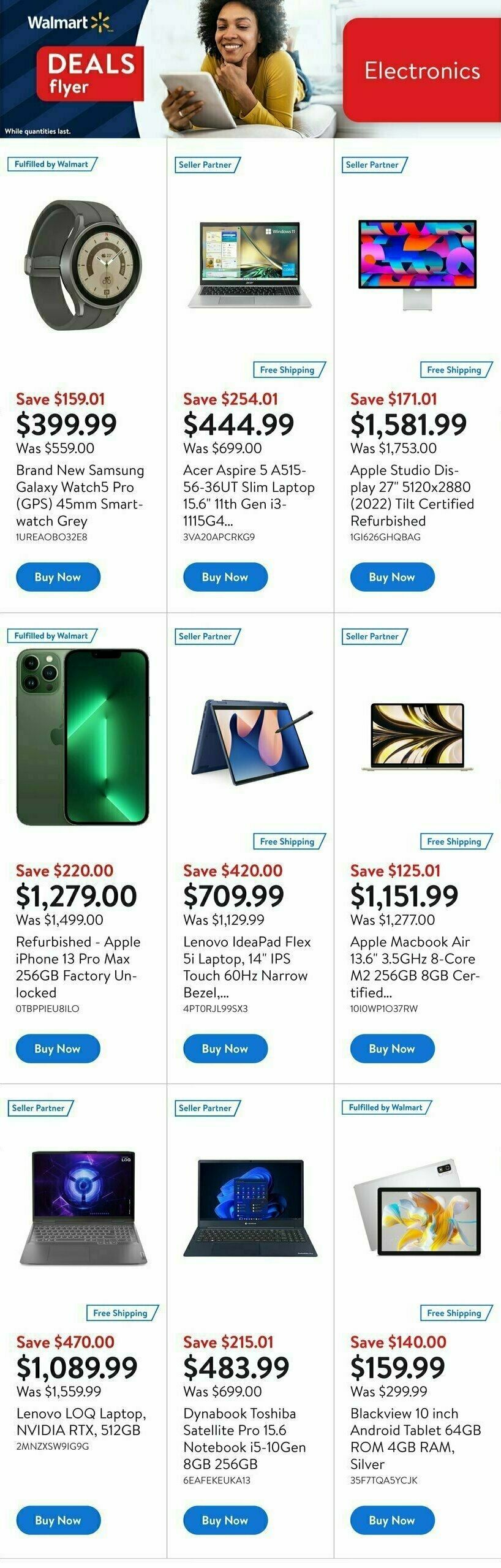 Walmart Deals Flyer Flyer from August 31