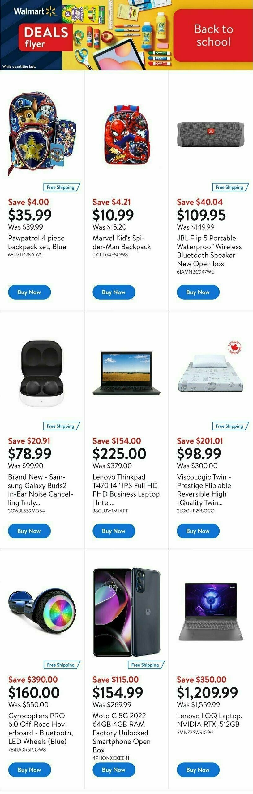 Walmart Deals Flyer Flyer from September 7