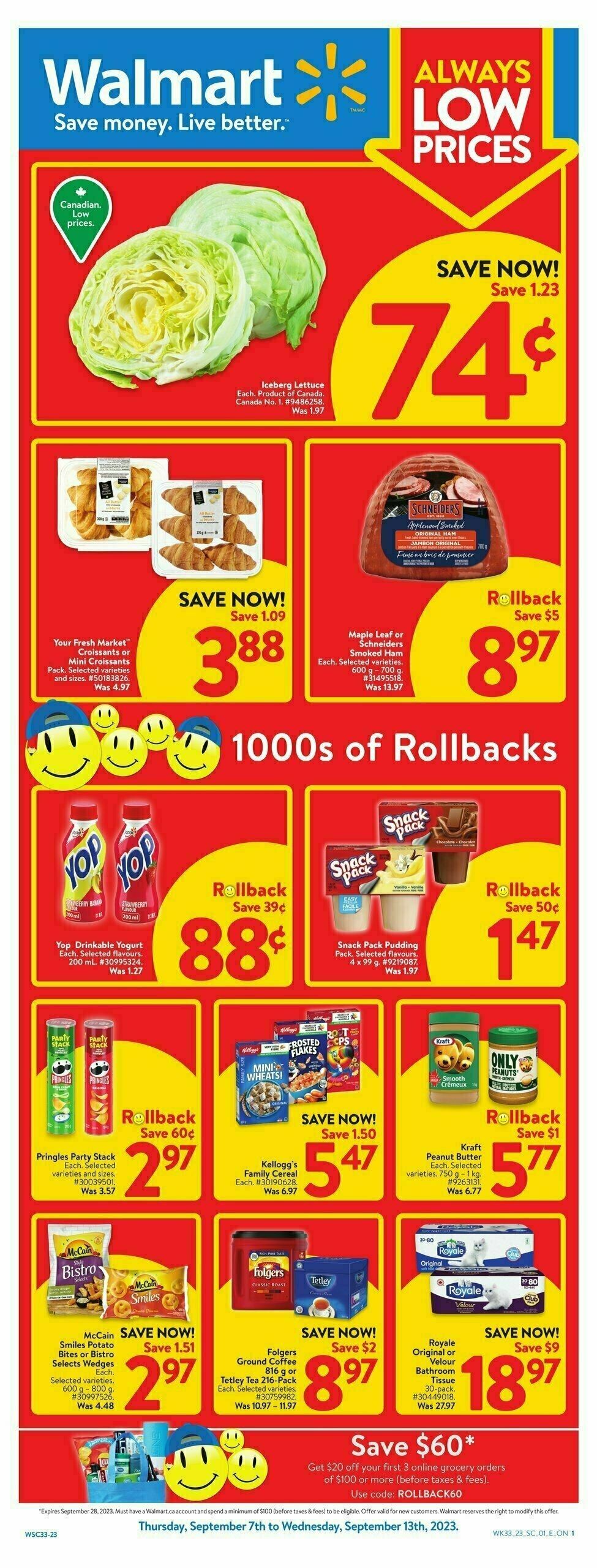 Walmart Flyer from September 7