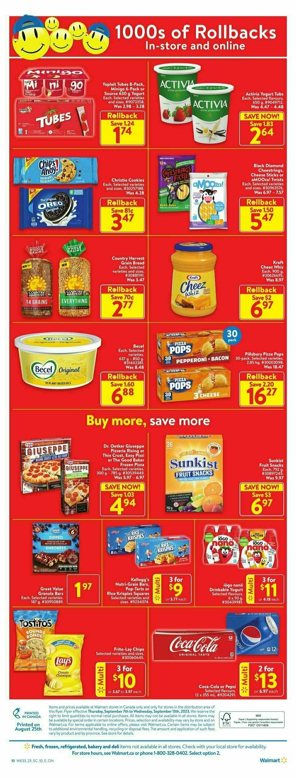 Walmart Flyer from September 7