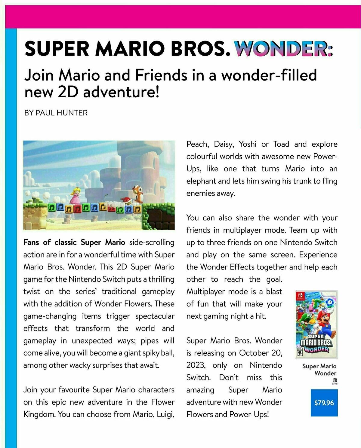 Walmart September/October Gaming Catalogue Flyer from September 7