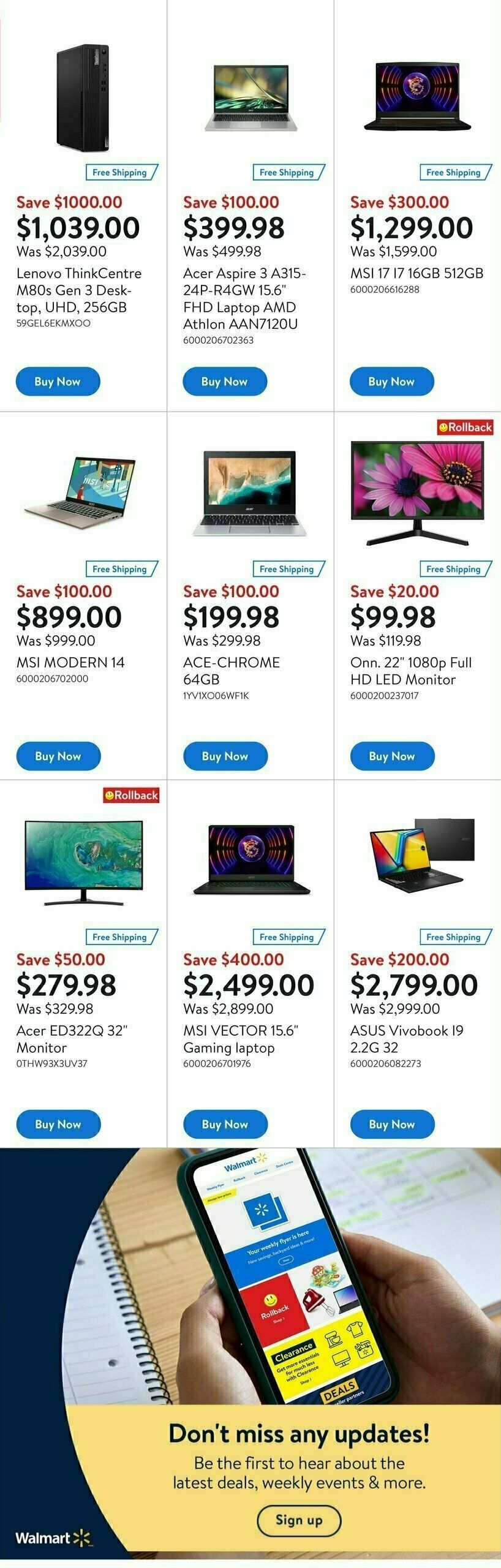 Walmart Deals Flyer Flyer from September 14