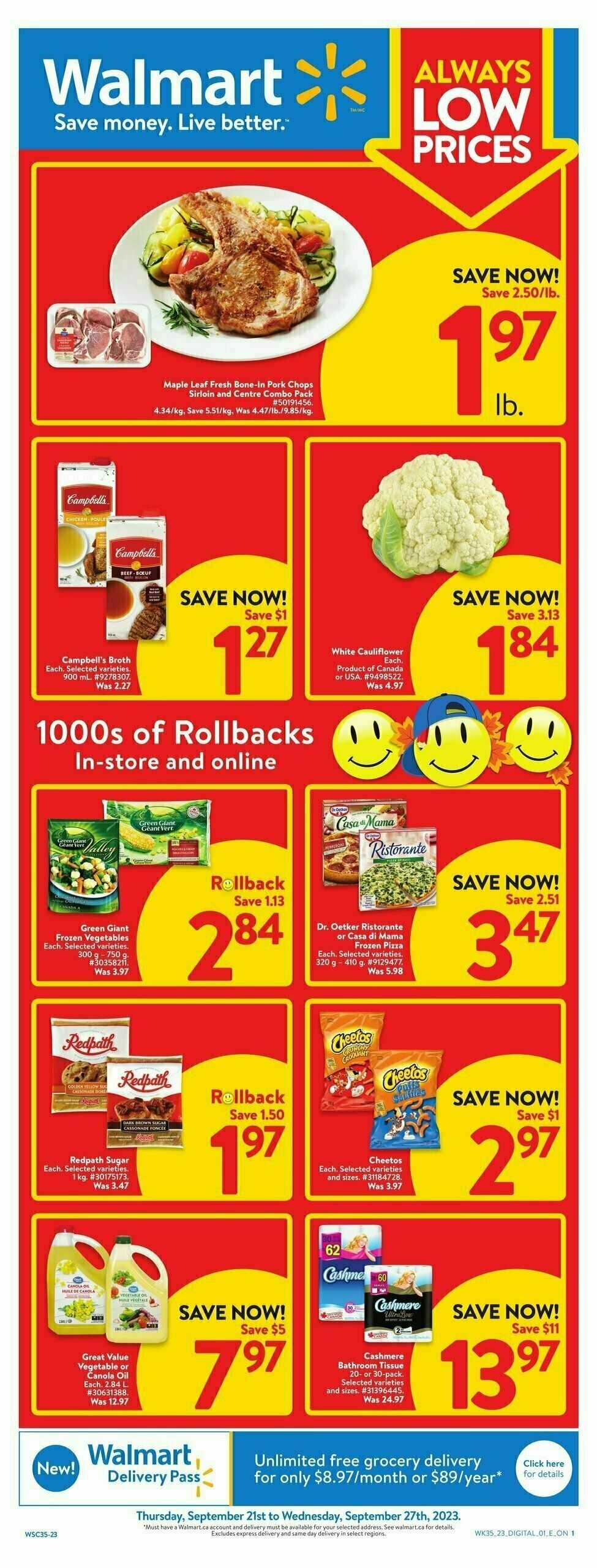 Walmart Flyer from September 21