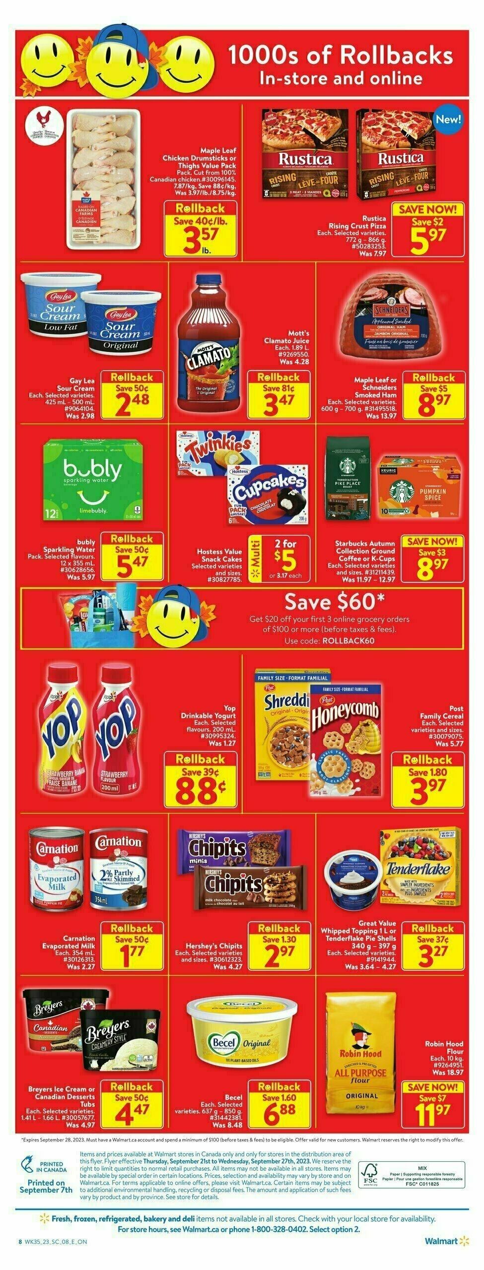 Walmart Flyer from September 21