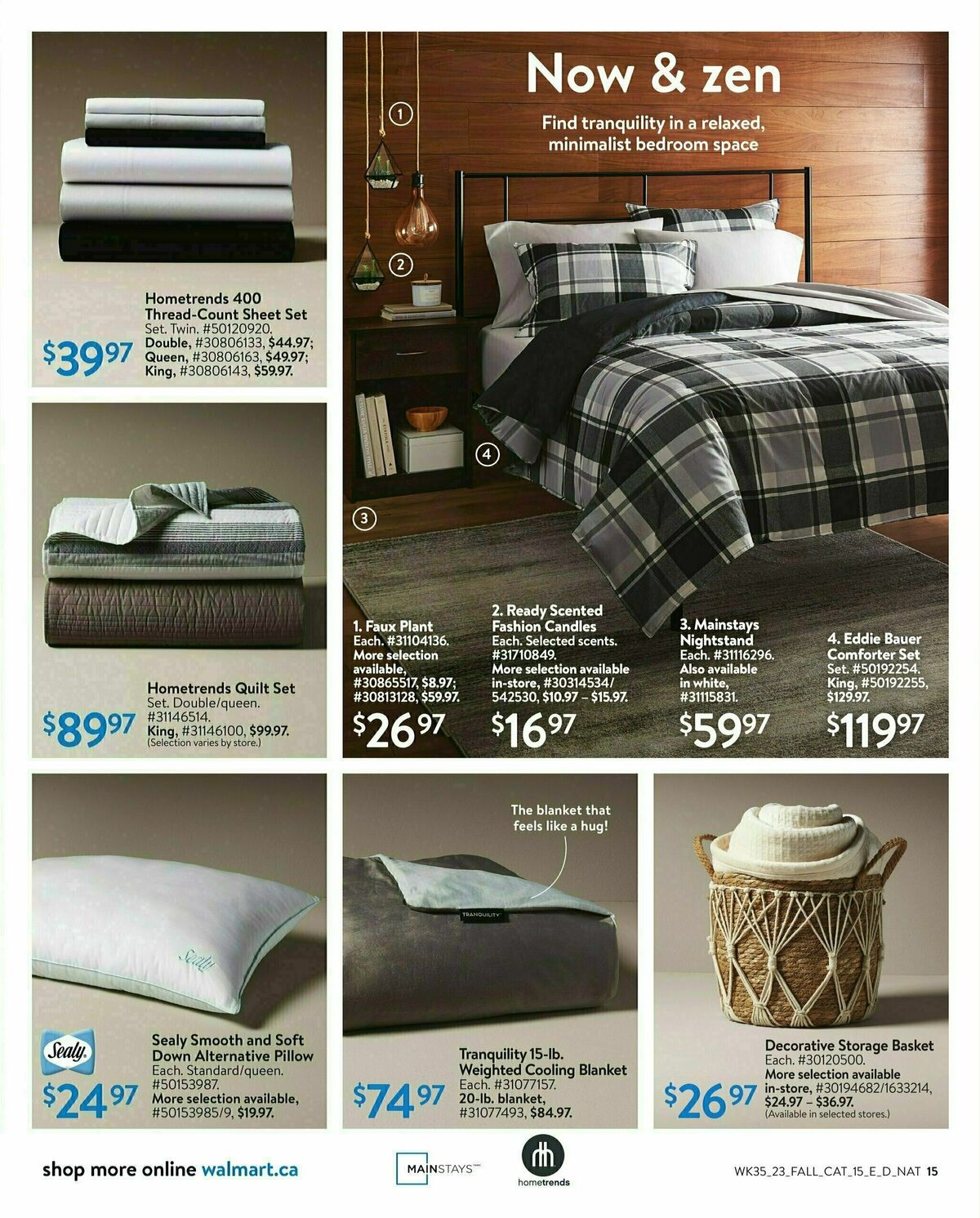 Walmart Fall Living Flyer from September 21