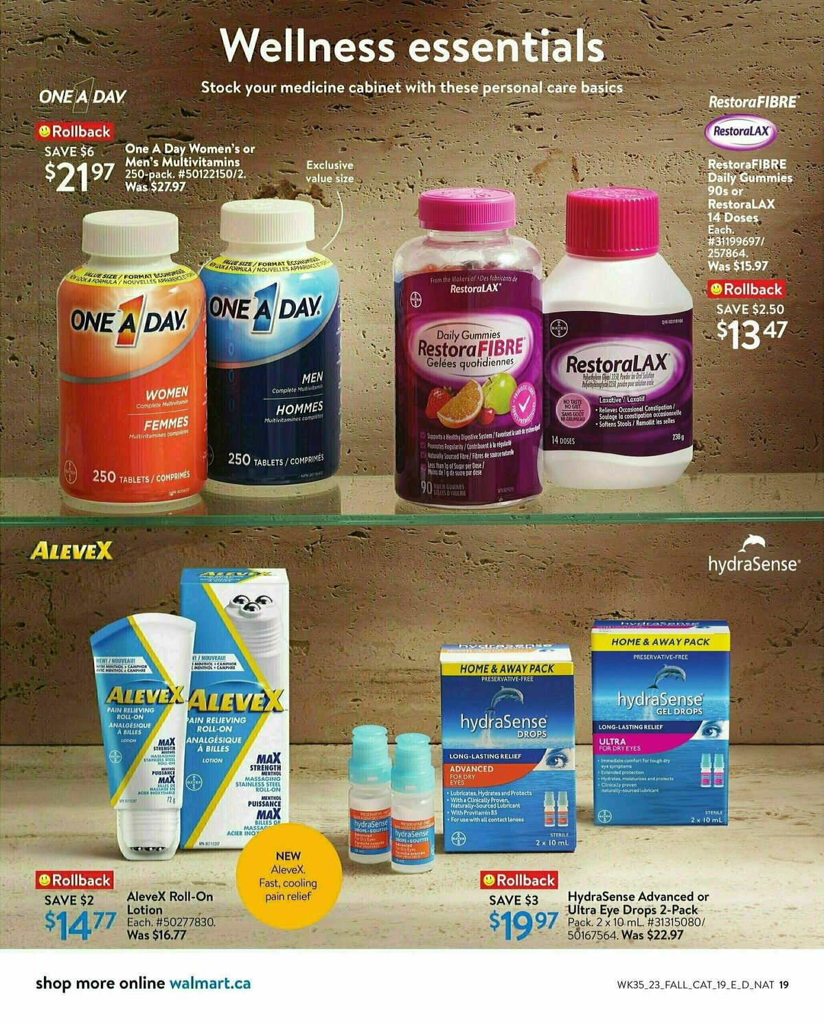 Walmart Fall Living Flyer from September 21