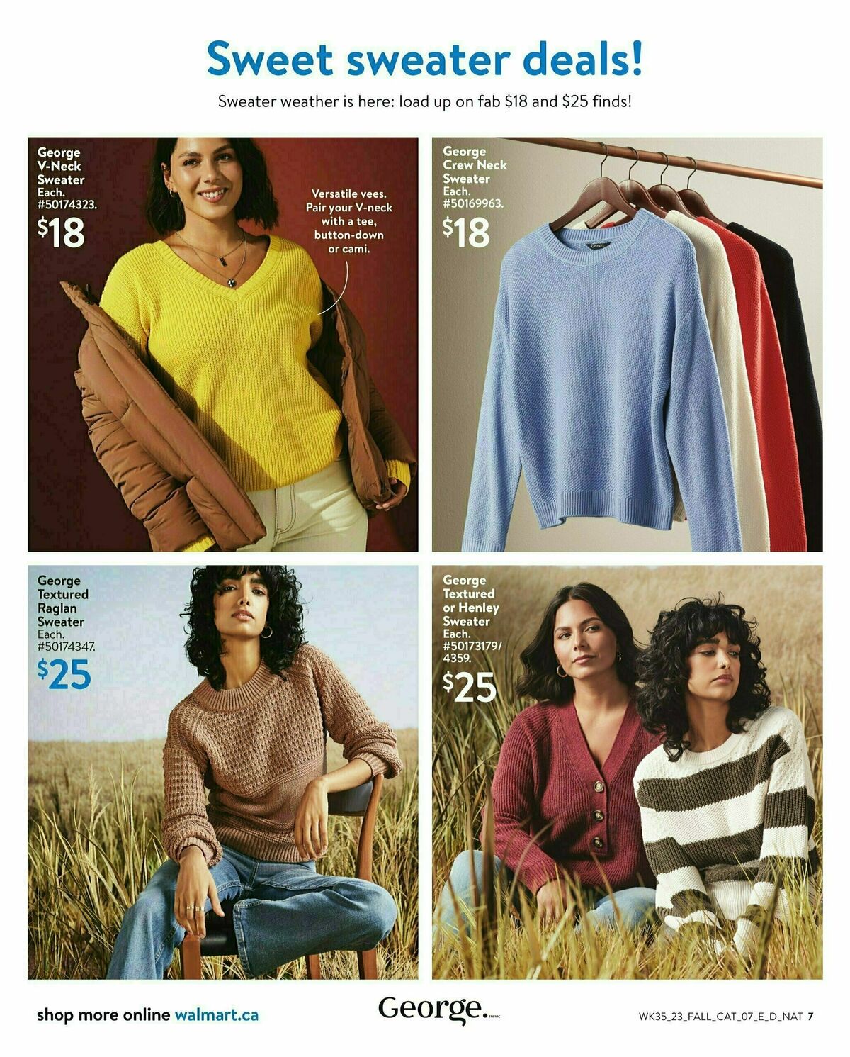 Walmart Fall Living Flyer from September 21