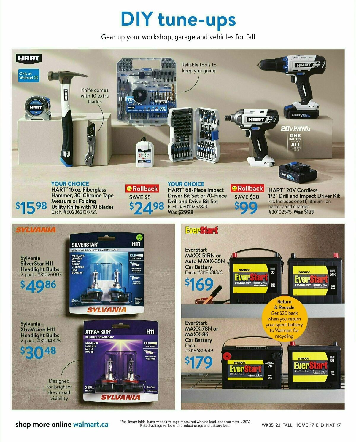 Walmart Celebrate Fall Flyer from September 21