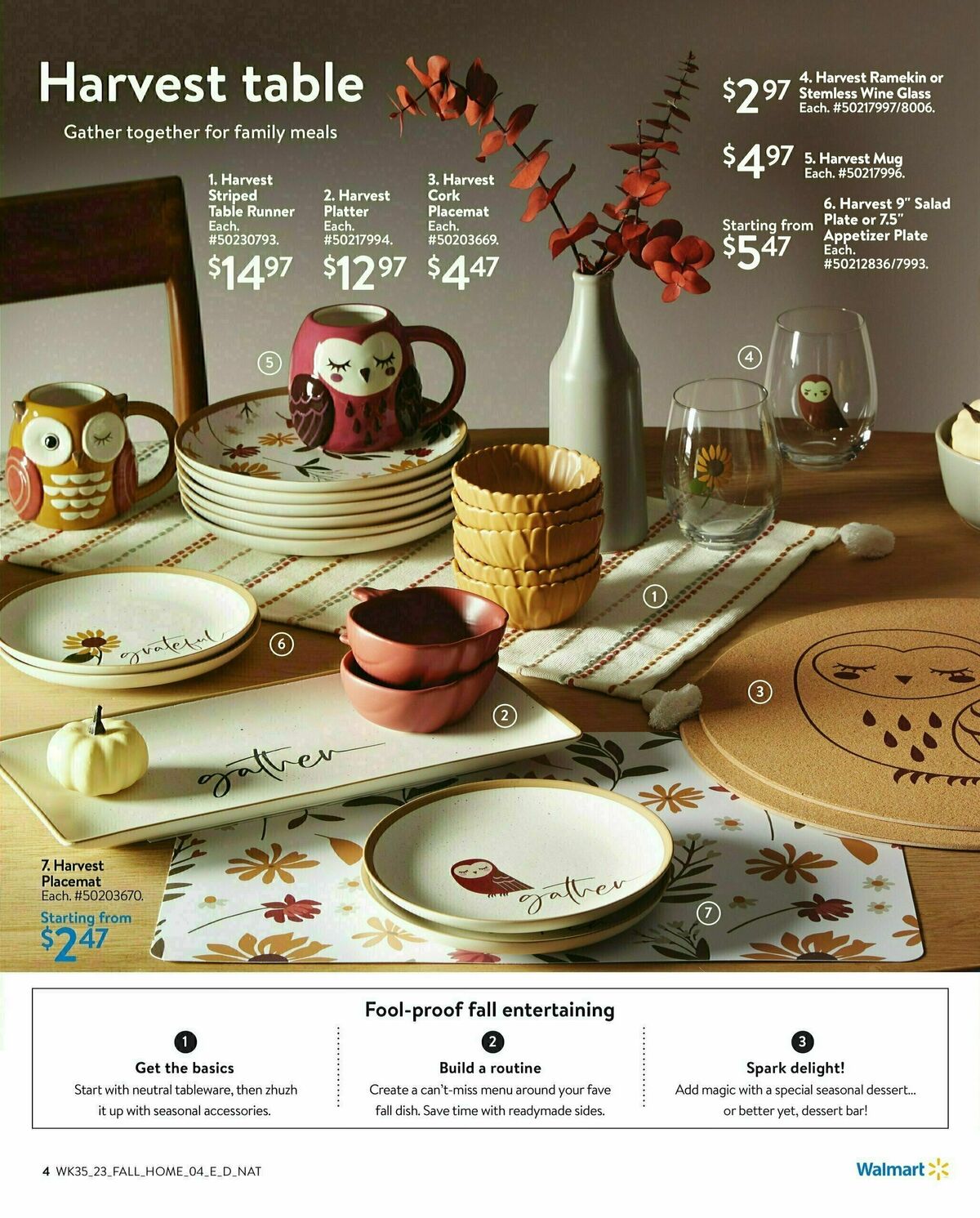 Walmart Celebrate Fall Flyer from September 21
