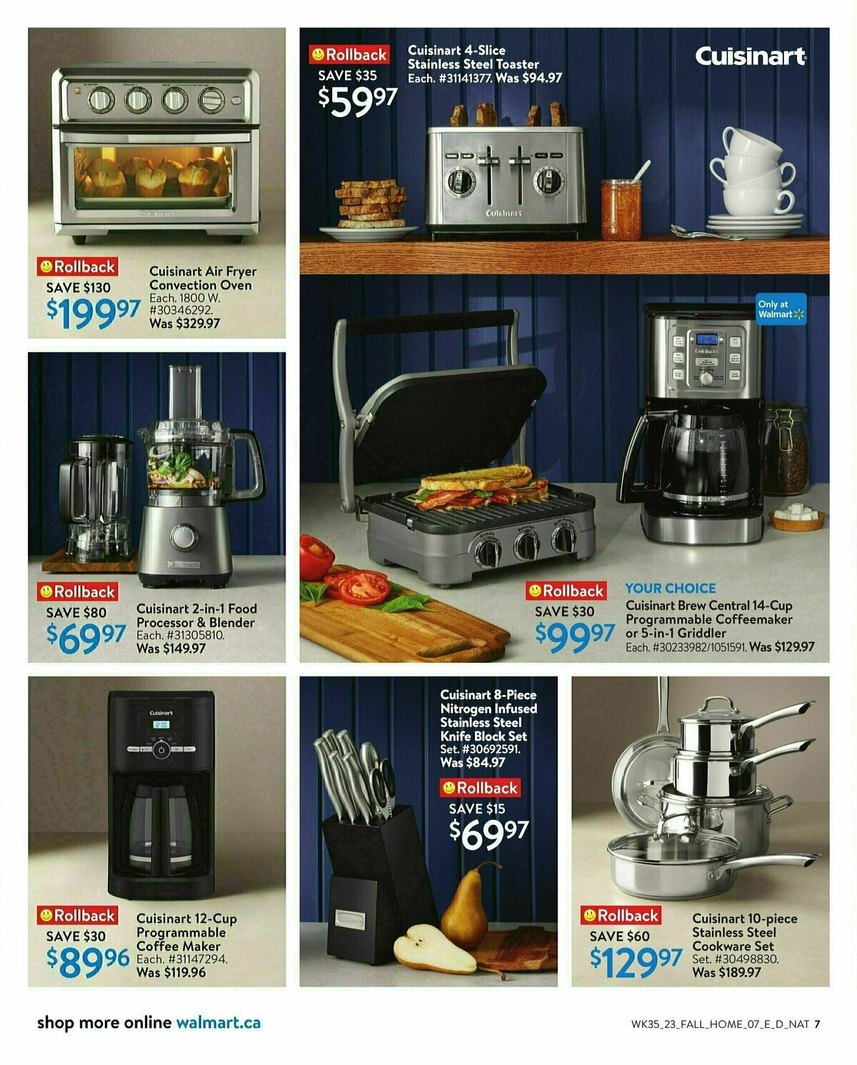 Walmart Celebrate Fall Flyer from September 21