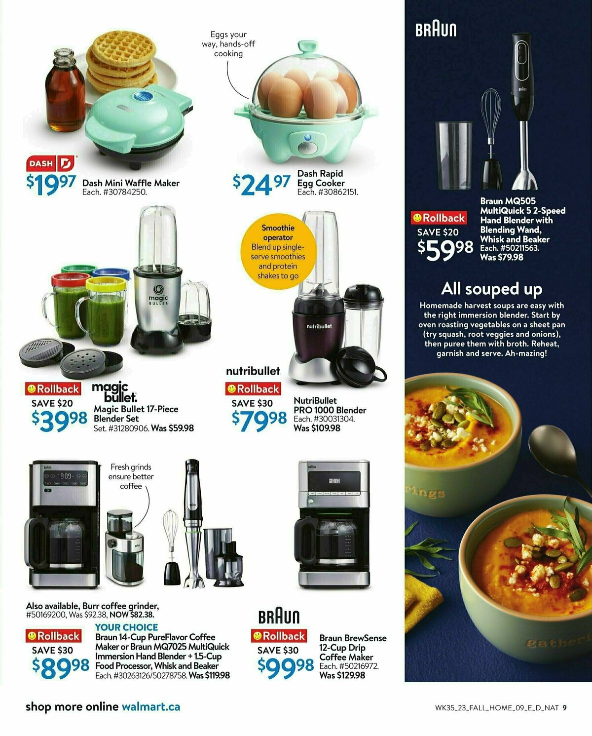 Walmart Celebrate Fall Flyer from September 21