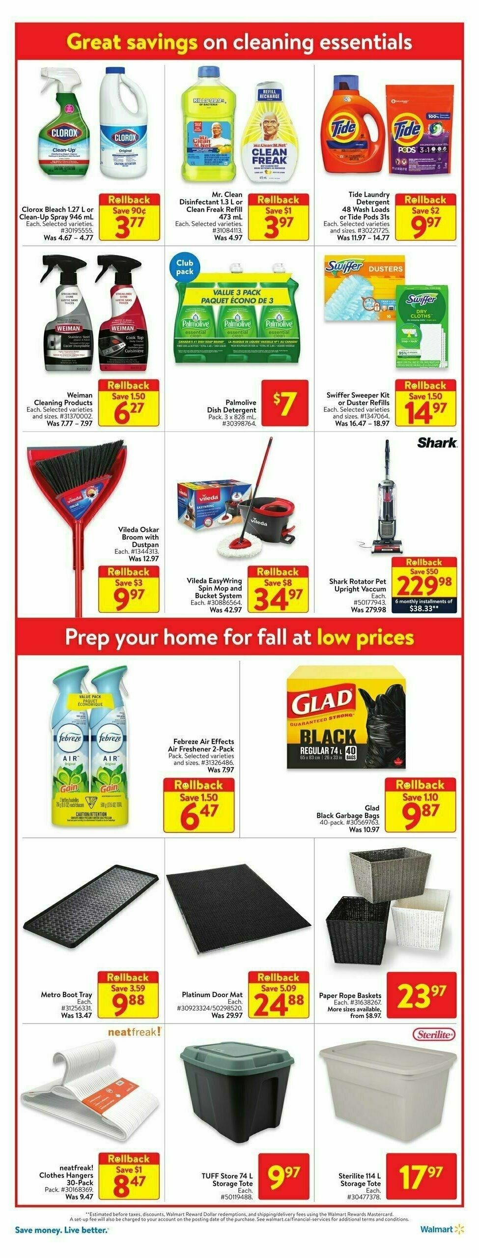 Walmart Flyer from September 28