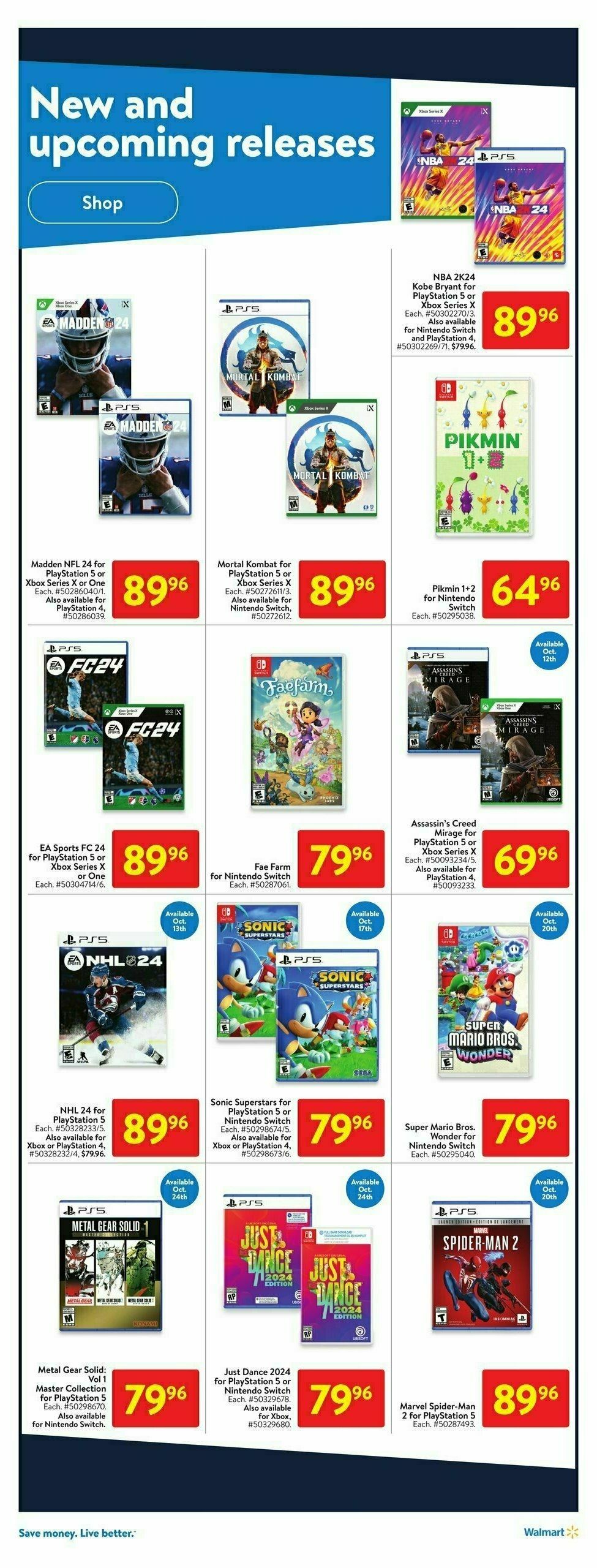 Walmart Flyer from September 28