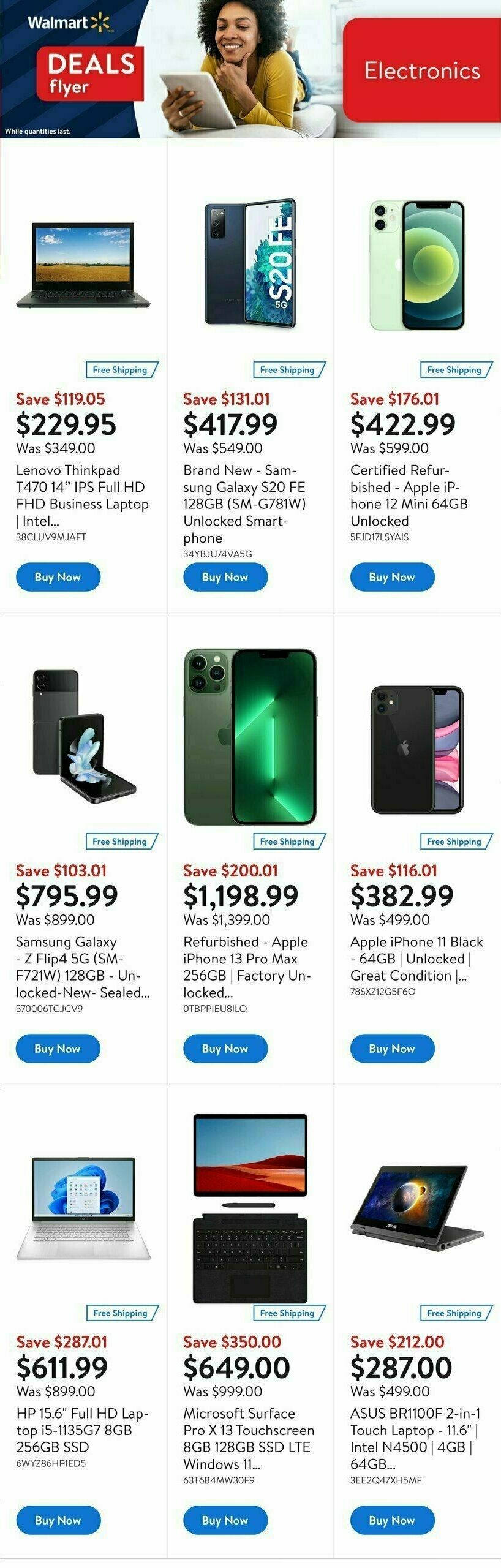 Walmart Deals Flyer Flyer from September 28