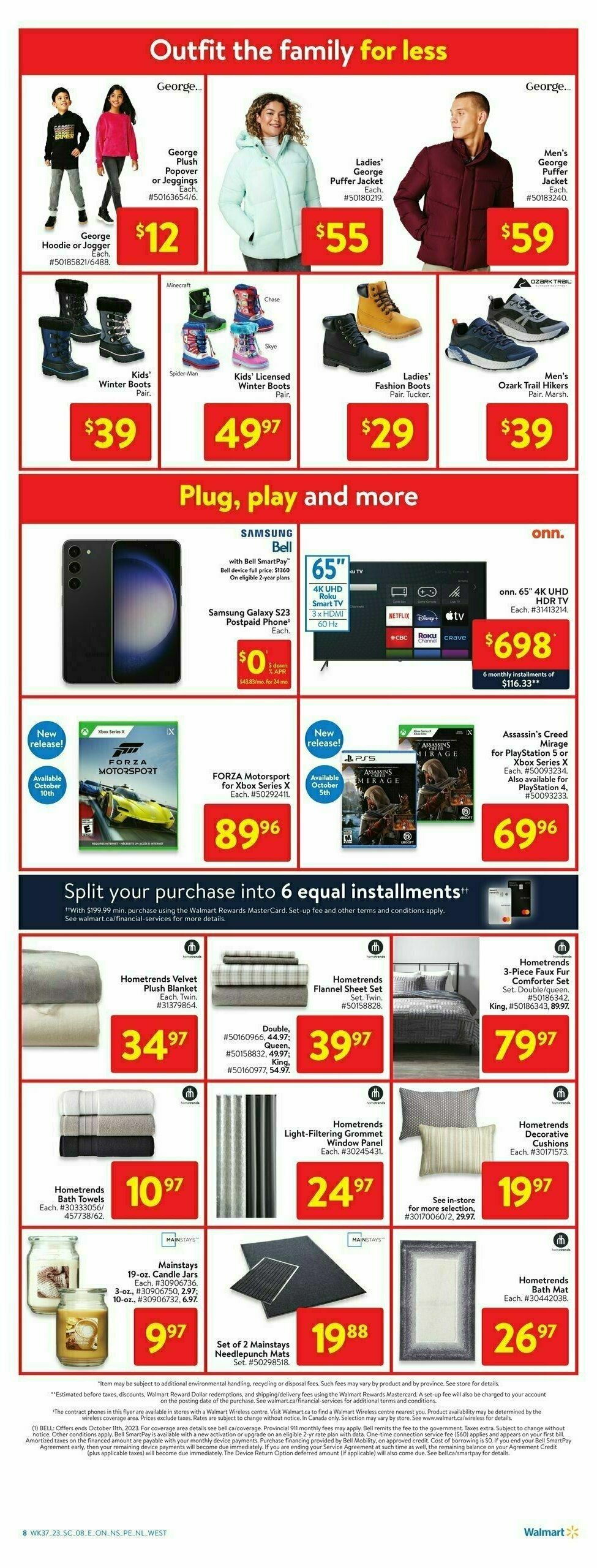 Walmart Flyer from October 5