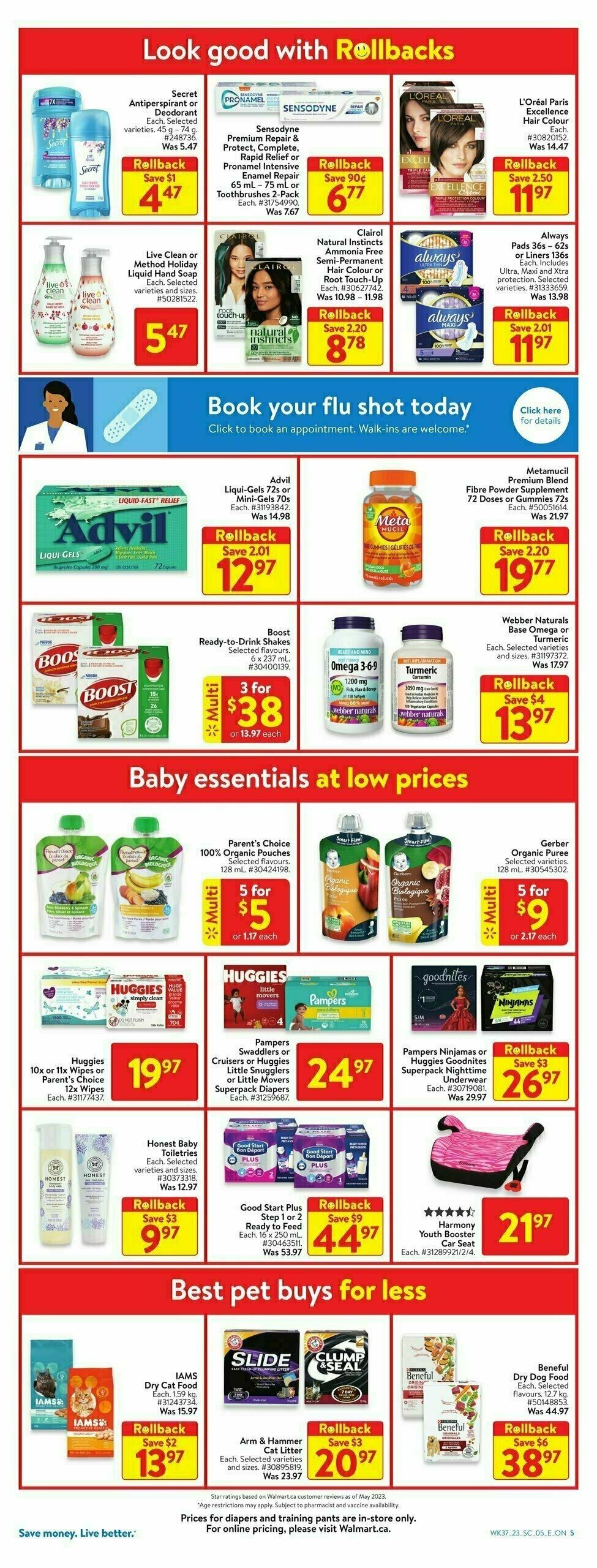 Walmart Flyer from October 5