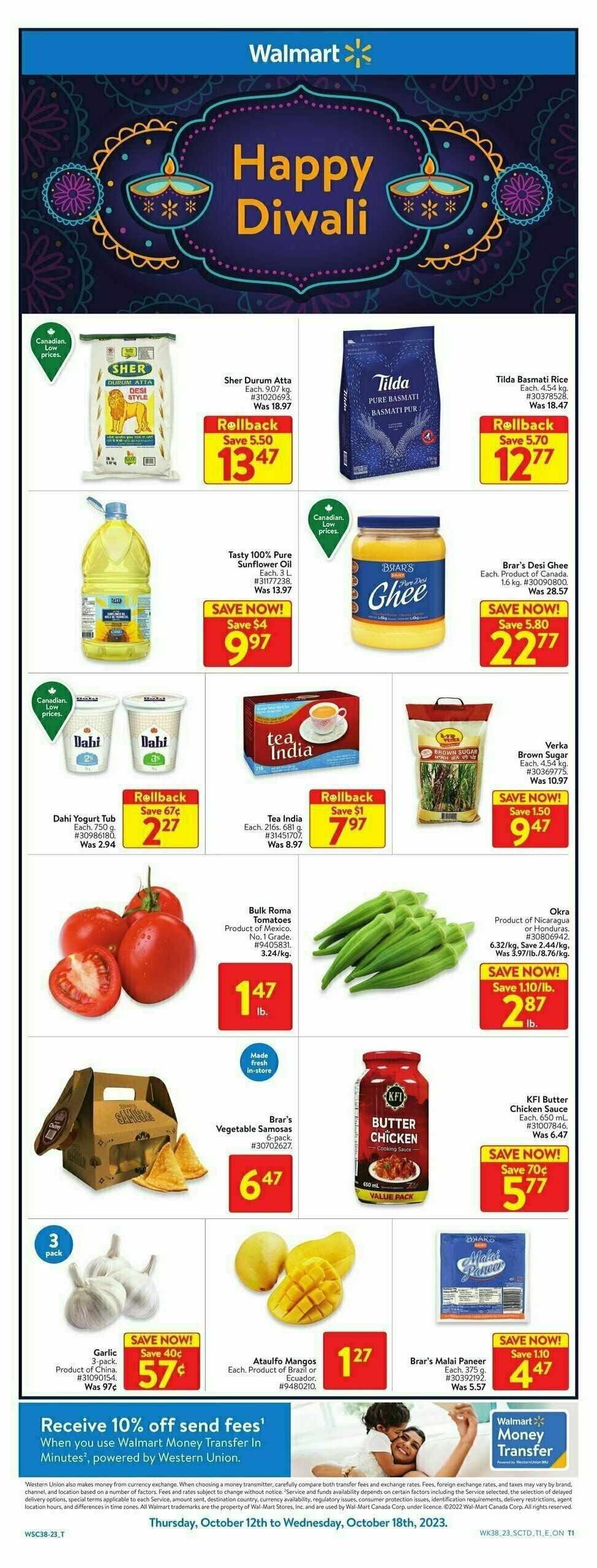 Walmart Flyer from October 12
