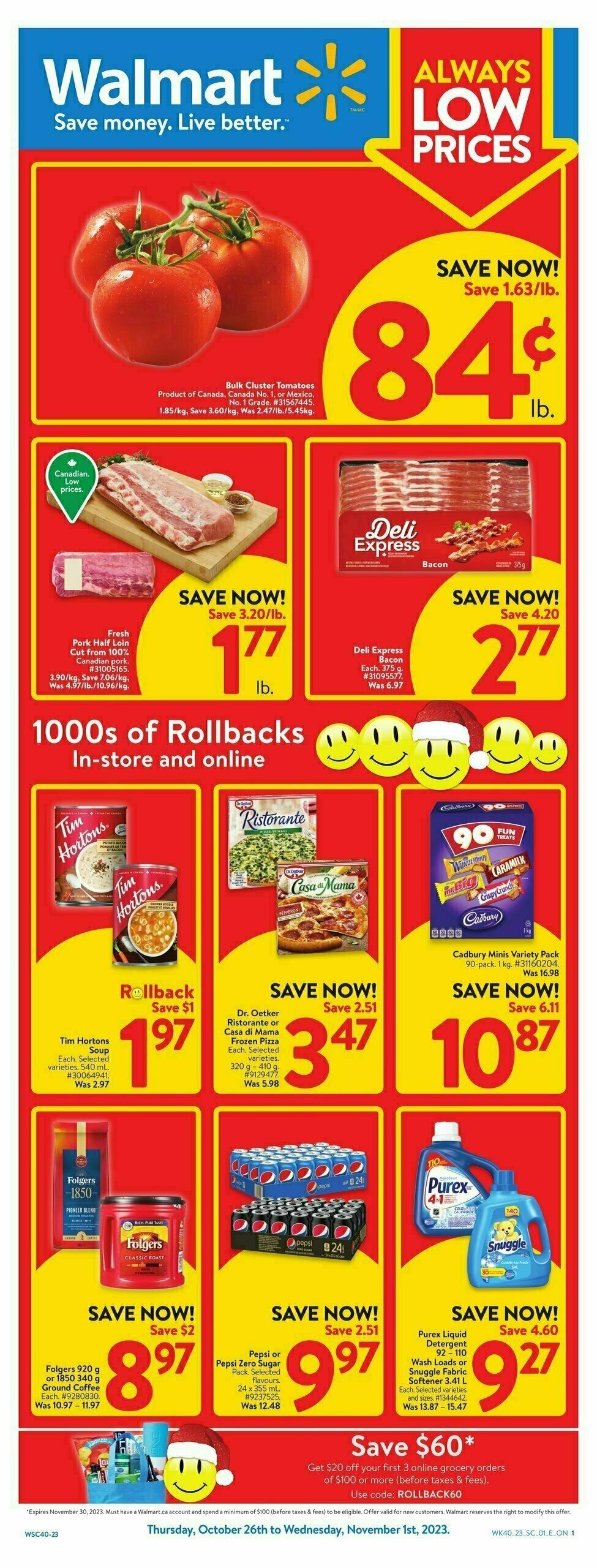 Walmart Flyer from October 26