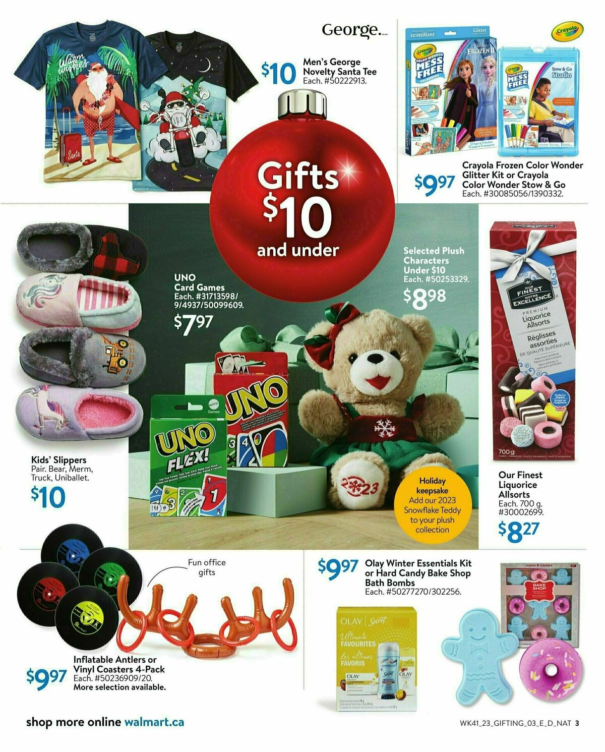 Walmart Gifting Guide Flyer from November 2