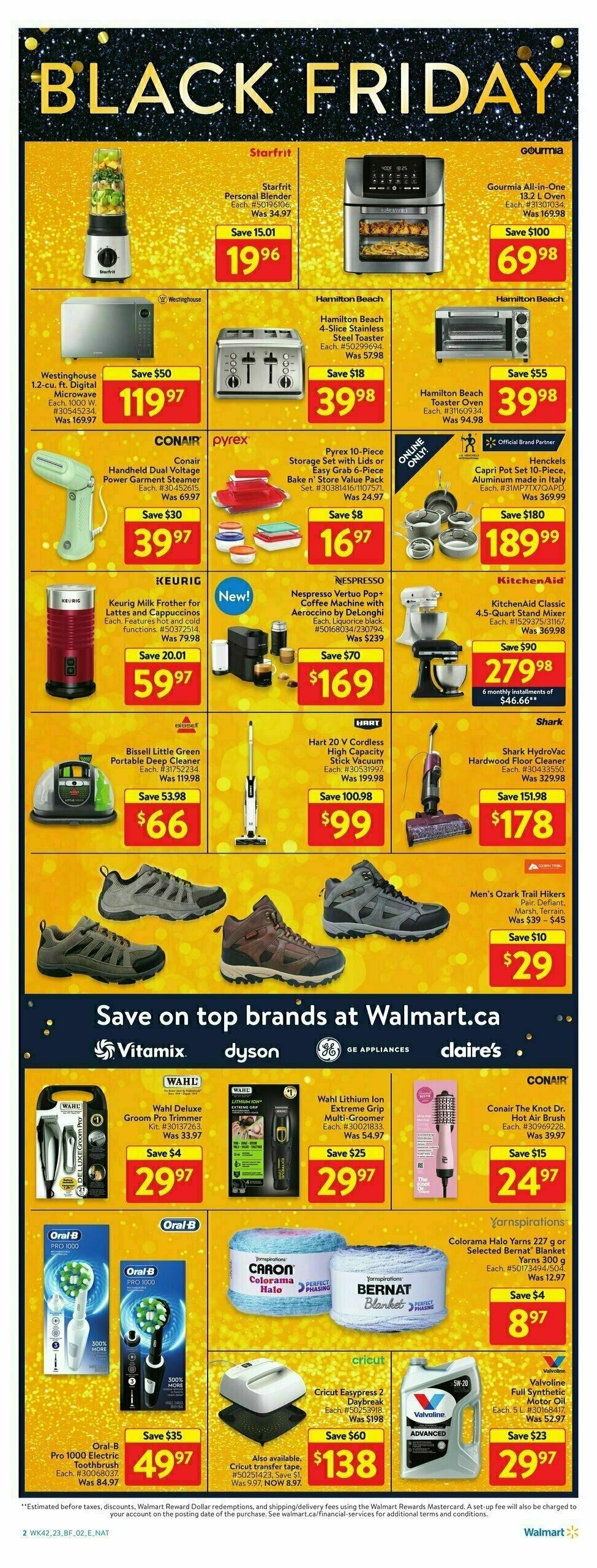 Walmart Black Friday Flyer from November 8
