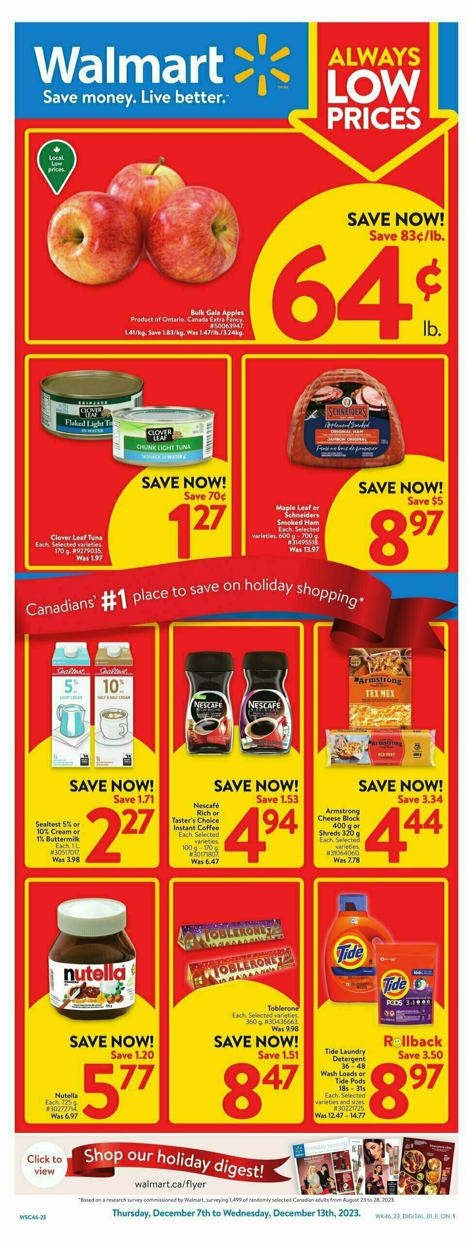 Walmart Flyer from December 7