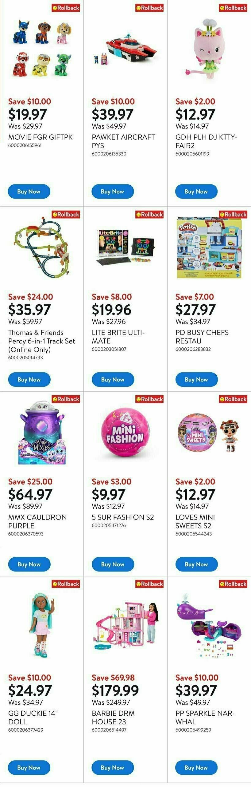 Walmart Toy Flyer Flyer from December 20
