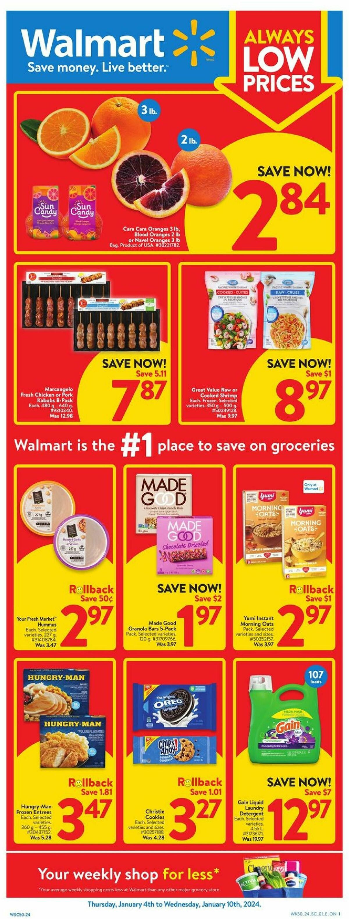 Walmart Flyer from January 4