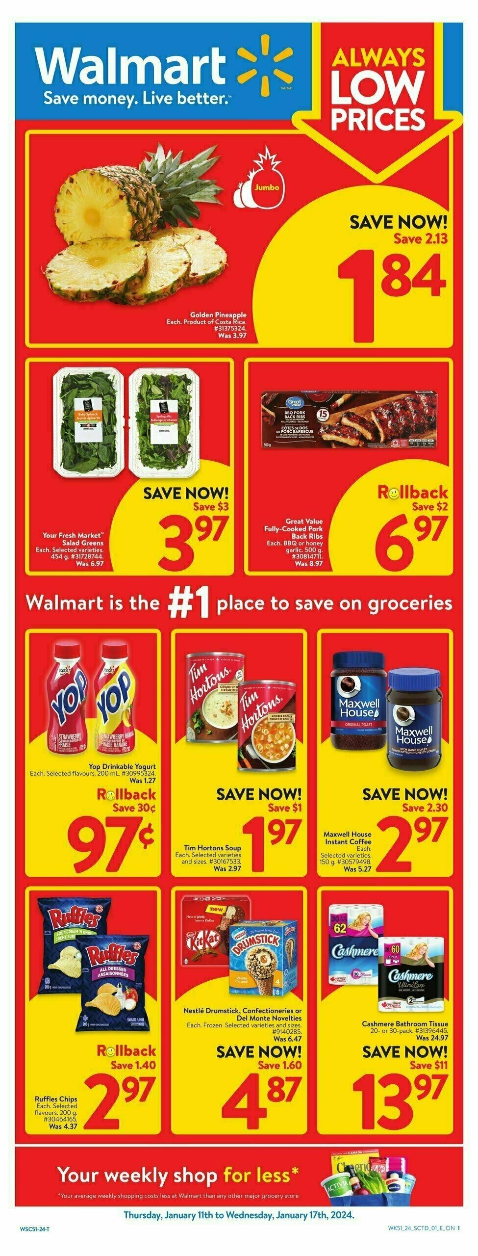 Walmart Flyer from January 11