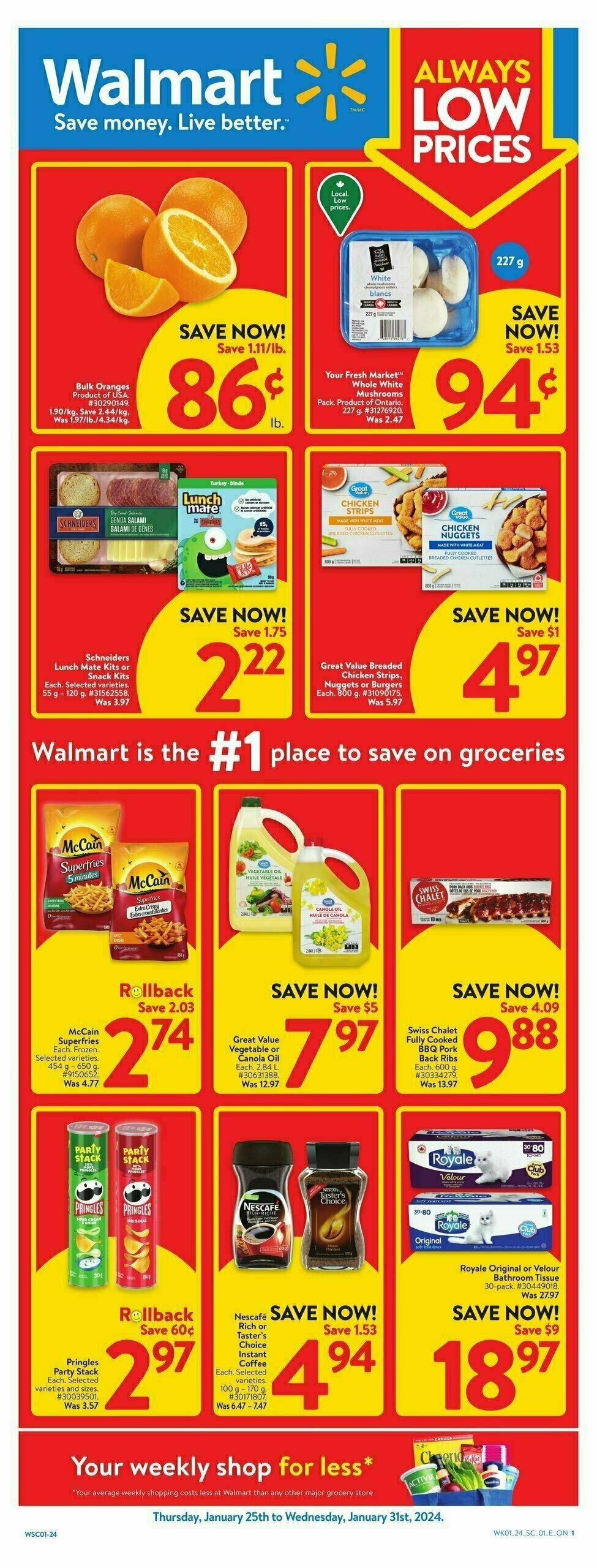 Walmart Flyer from January 25