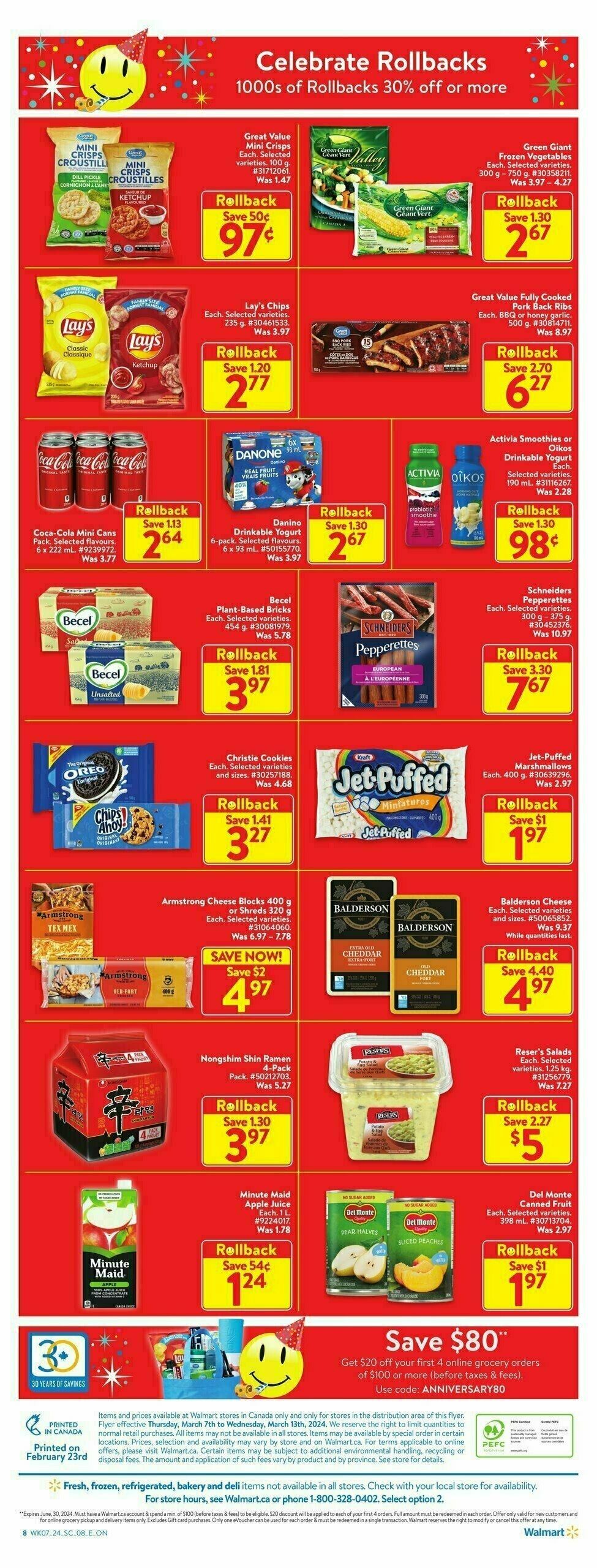 Walmart Flyer from March 7