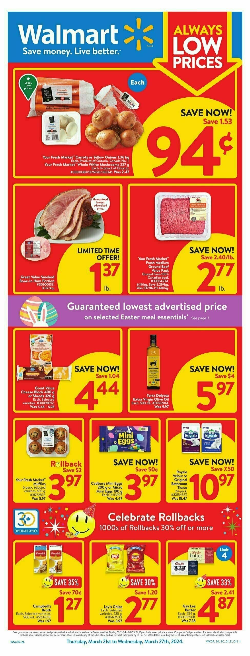 Walmart Flyer from March 21