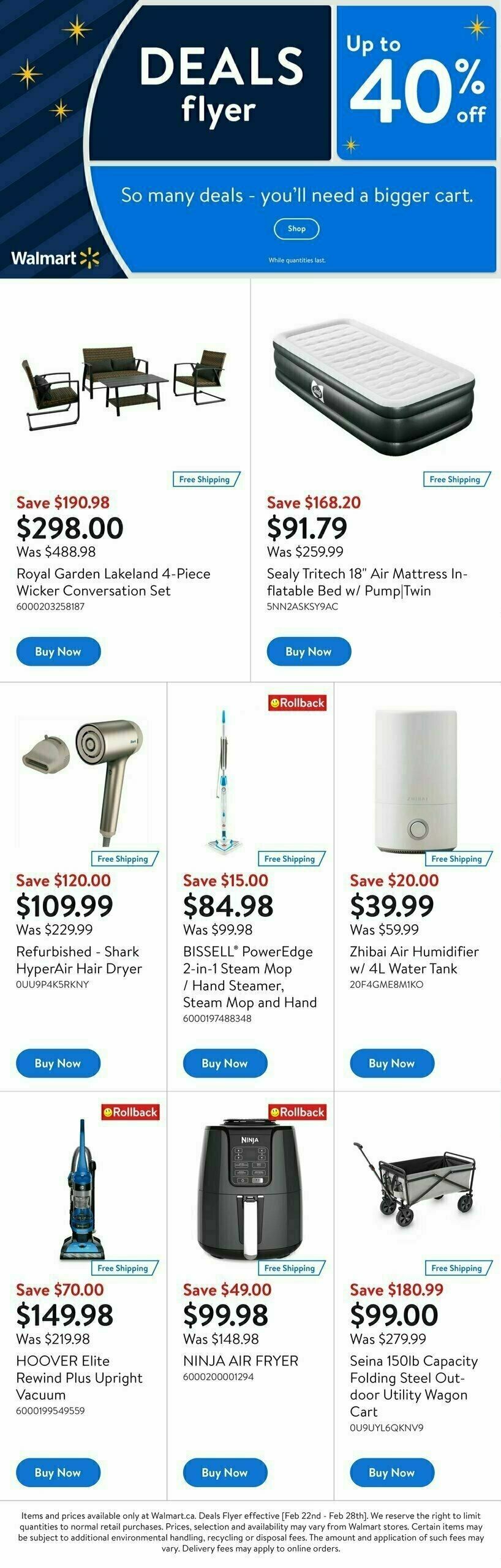 Walmart Deals Flyer Flyer from March 21