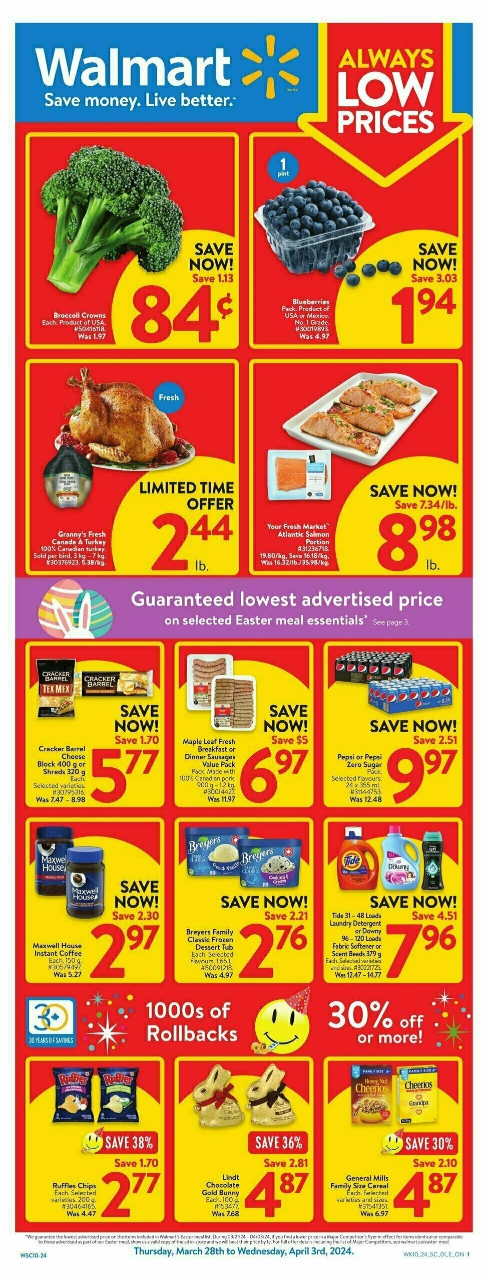 Walmart Flyer from March 28