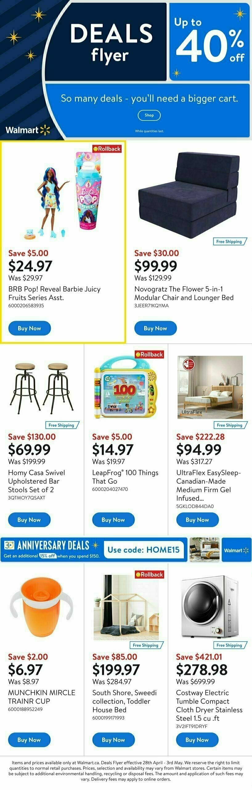 Walmart Deals Flyer Flyer from March 28