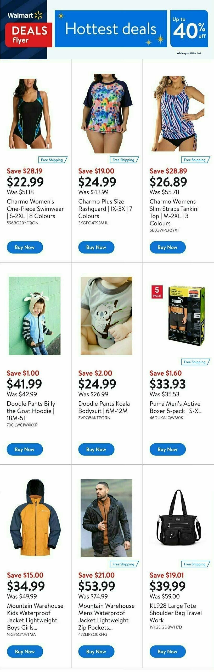 Walmart Deals Flyer Flyer from March 28