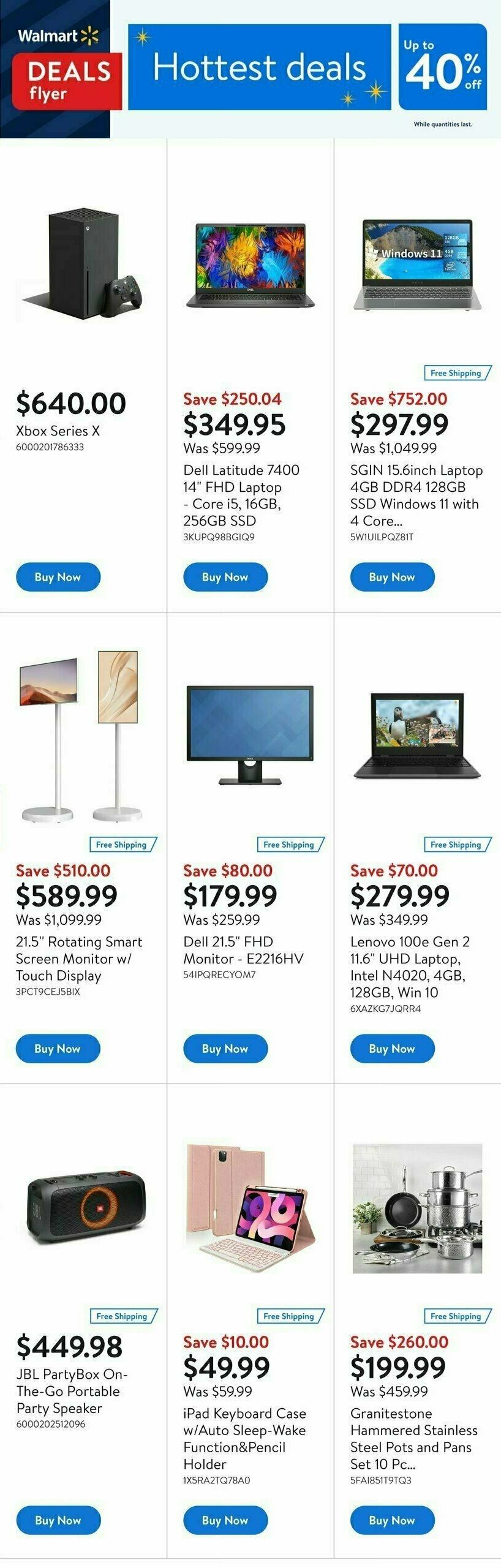 Walmart Deals Flyer Flyer from March 28