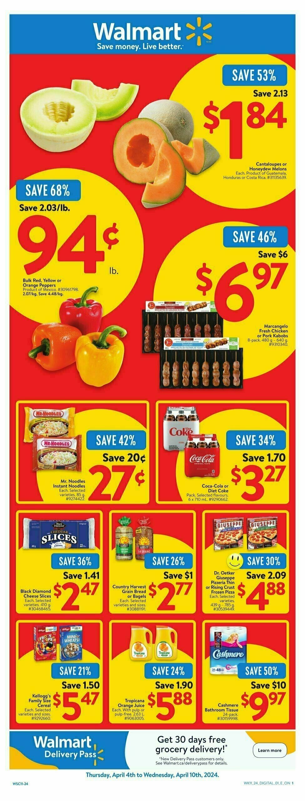 Walmart Flyer from April 4
