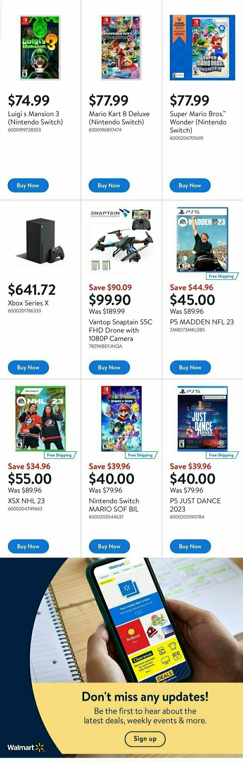 Walmart Deals Flyer Flyer from April 11