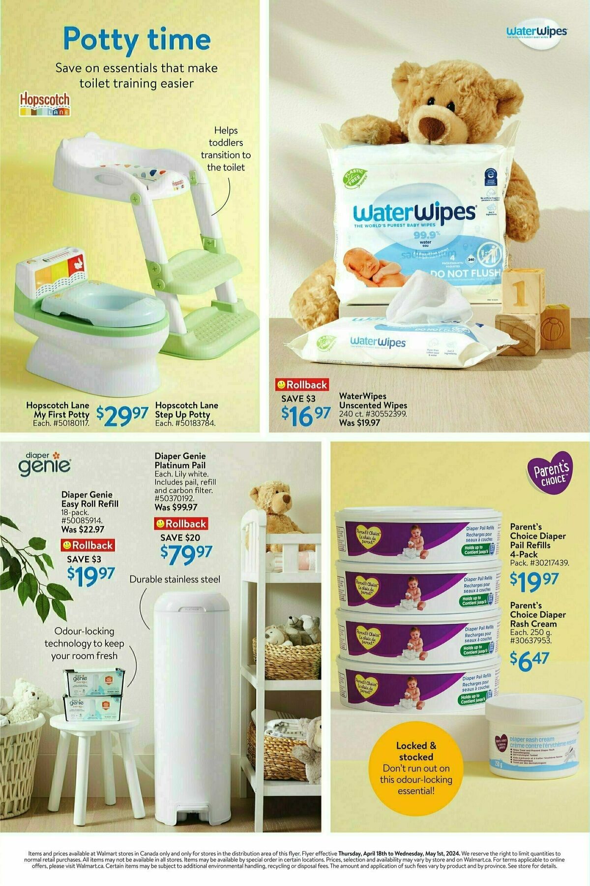 Walmart Baby days Flyer from April 18