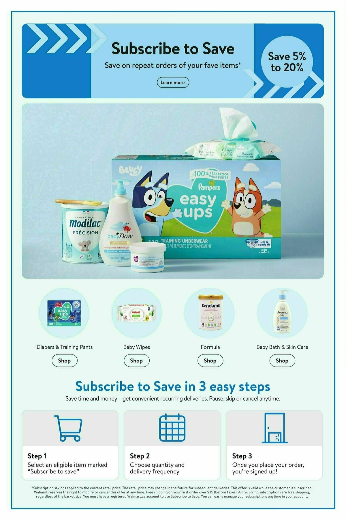Walmart Baby days Flyer from April 18