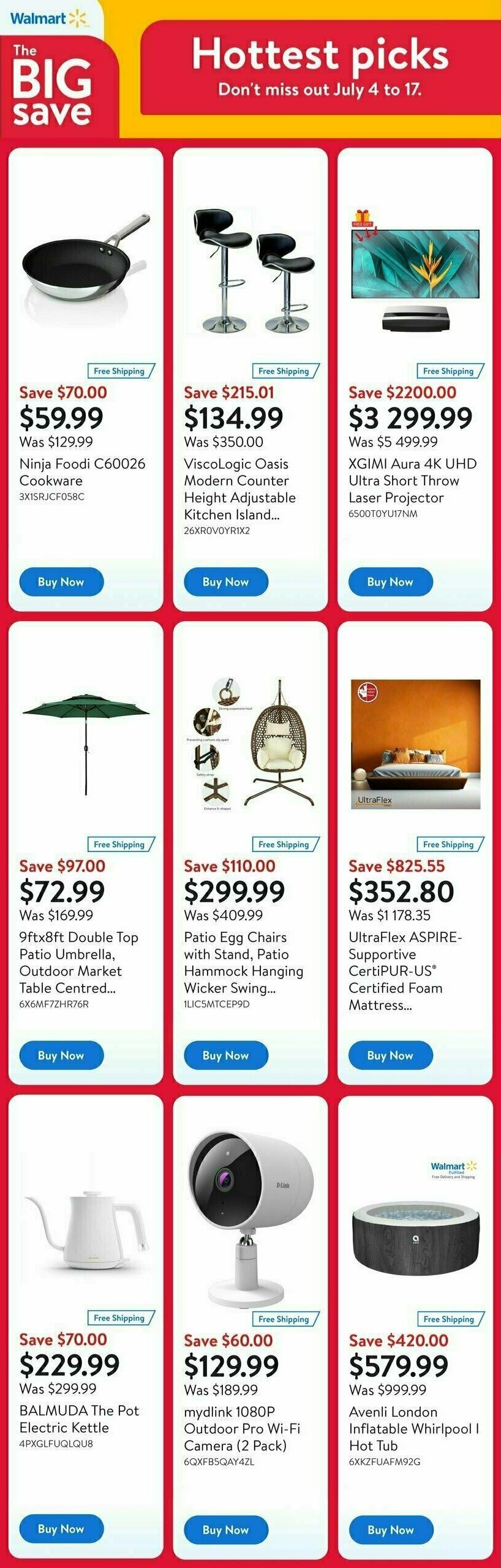 Walmart Deals Flyer Flyer from July 4