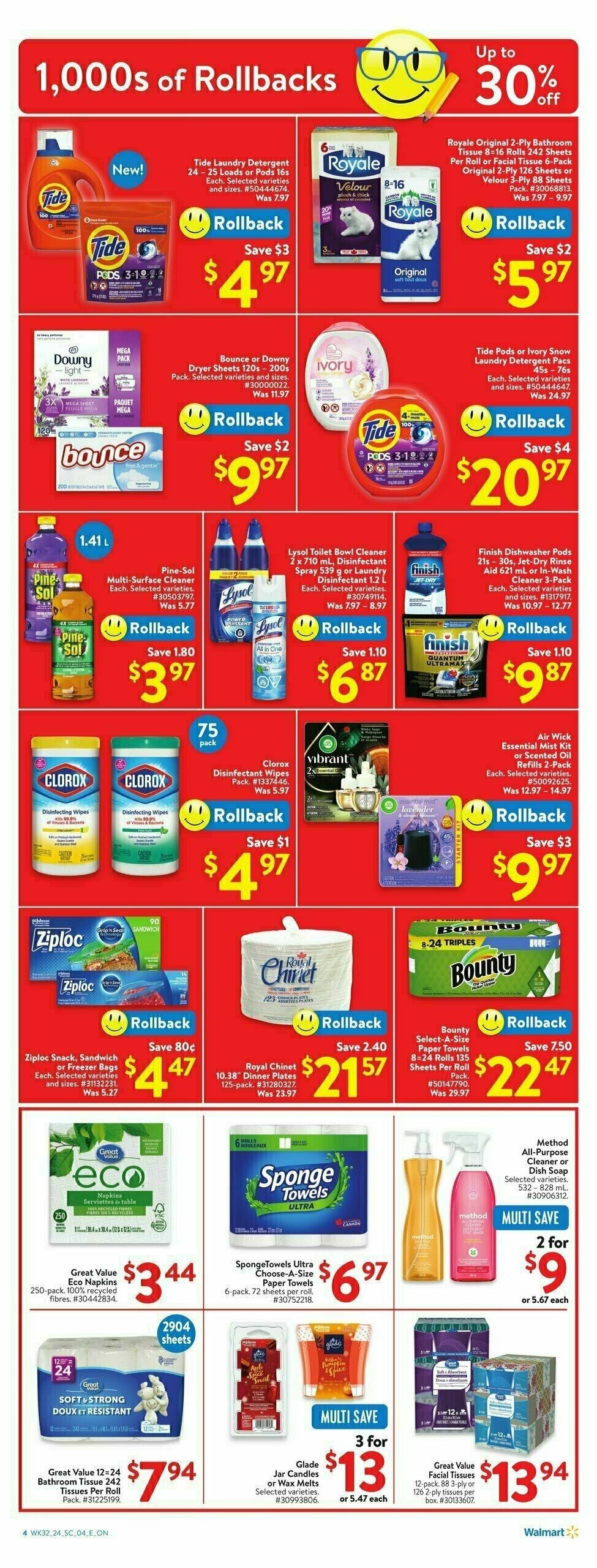 Walmart Flyer from August 29