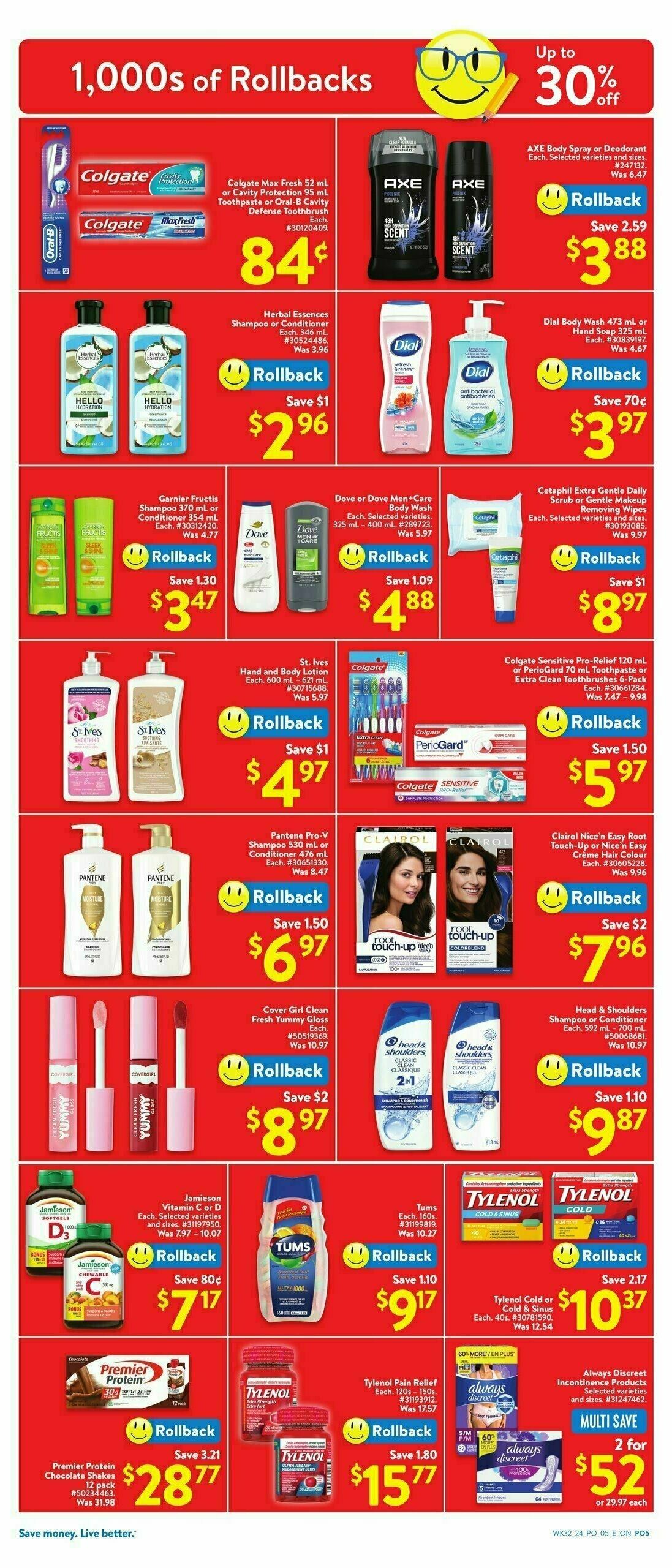 Walmart Flyer from August 29