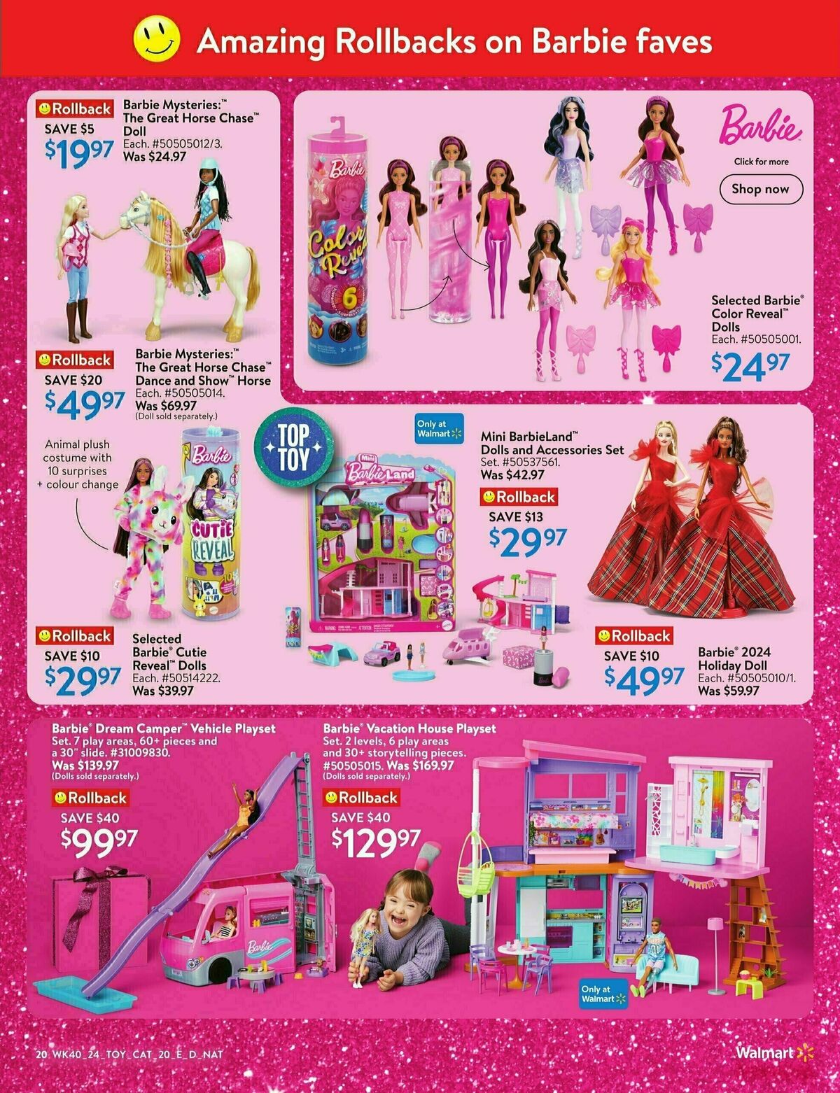 Walmart Toy Book Flyer from October 24