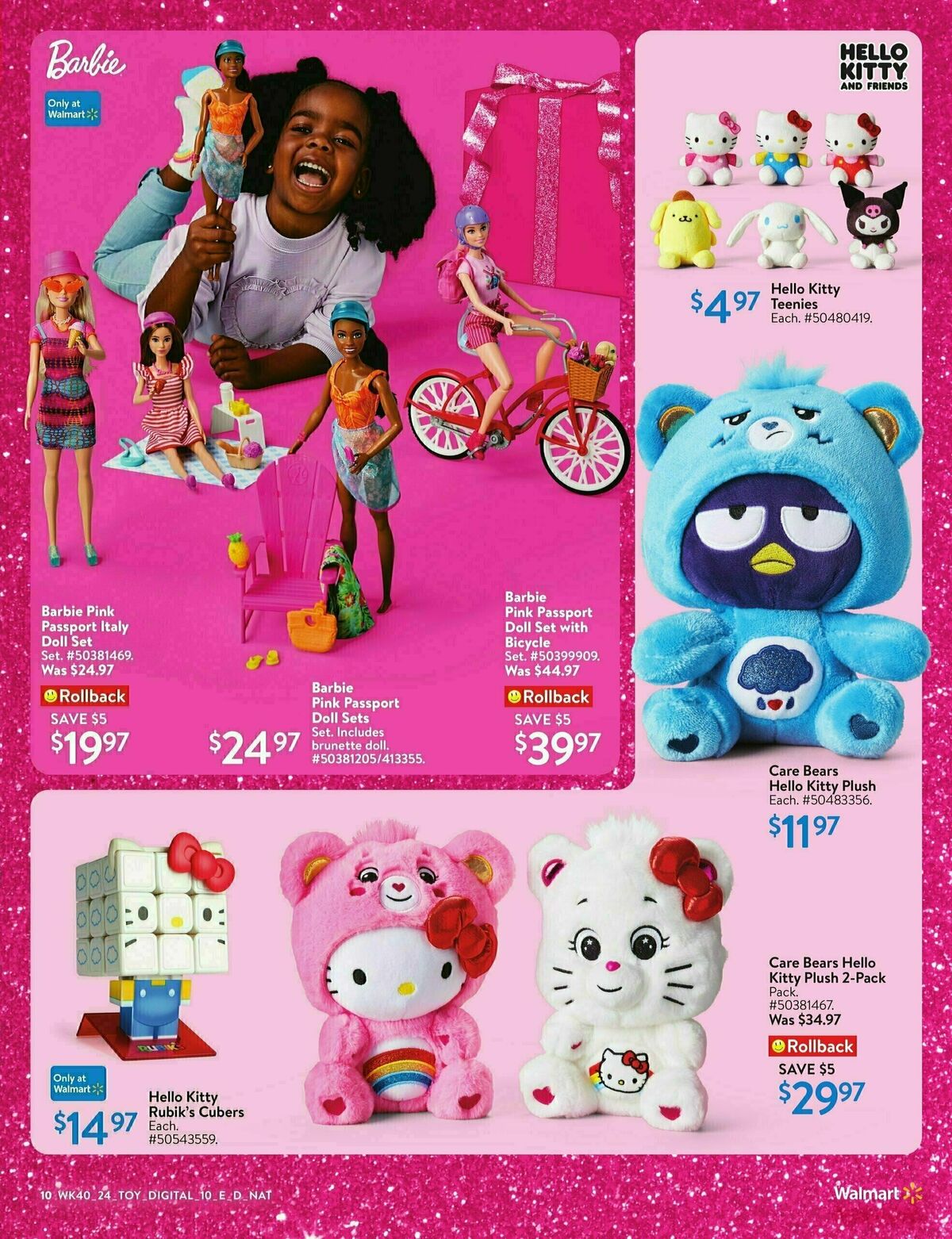 Walmart Toy Book Flyer from October 24