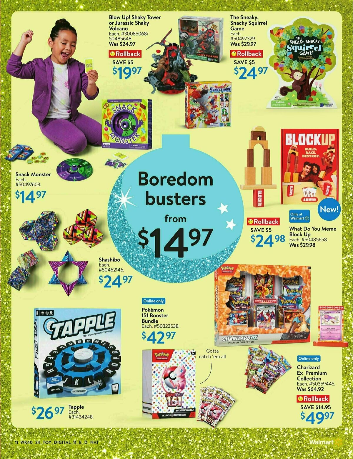 Walmart Toy Book Flyer from October 24