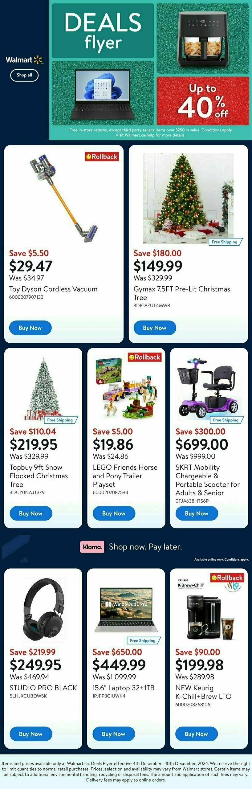 Walmart Deals Flyer Flyer from December 5
