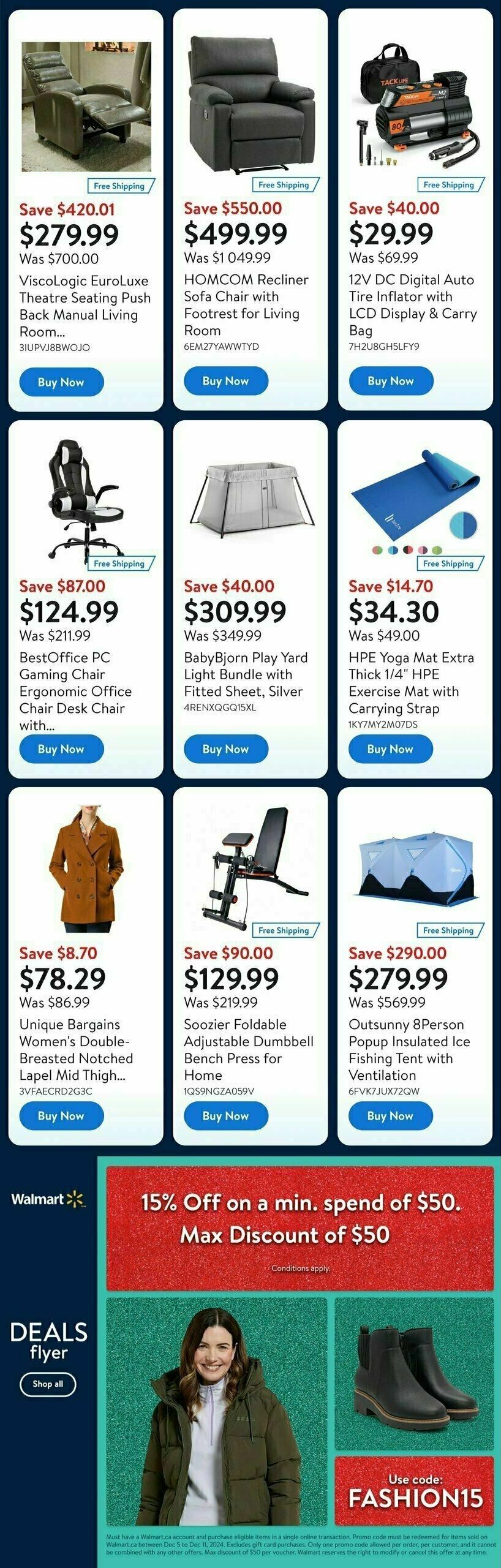 Walmart Deals Flyer Flyer from December 5